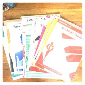 A collection of vintage accordion music